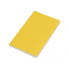 Блокнот А5 "Softy" 13*20,6 см в мягкой обложке, желтый с нанесением логотипа компании