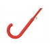 Зонт-трость "Color" полуавтомат, красный с нанесением логотипа компании