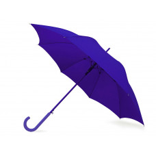 Зонт-трость "Color" полуавтомат, темно-синий с нанесением логотипа компании
