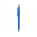 Ручка шариковая UMA «ON TOP SI GUM» soft-touch, синий с нанесением логотипа компании