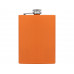 Фляжка 240 мл Remarque soft touch, 201 сталь, оранжевый с нанесением логотипа компании
