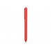 Ручка шариковая Pigra модель P03 PRM «софт-тач», красный/белый с нанесением логотипа компании
