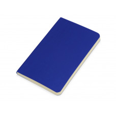 Блокнот А6 "Softy small" 9*13,8 см в мягкой обложке, синий с нанесением логотипа компании