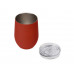 Термокружка "Vacuum mug C1", soft touch, 370мл, красный с нанесением логотипа компании