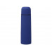 Термос «Ямал Soft Touch» 500мл, синий с нанесением логотипа компании