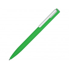 Ручка шариковая пластиковая "Bon" с покрытием soft touch, зеленый