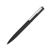 Ручка шариковая пластиковая "Bon" с покрытием soft touch, черный