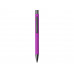 Ручка металлическая soft touch шариковая «Tender», фиолетовый/серый с нанесением логотипа компании