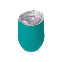 Термокружка Sense Gum, soft-touch, непротекаемая крышка, 370мл, крафтовая упаковка, бирюзовый 320C Термокружка Sense Gum, soft-touch, непротекаемая крышка, 370мл, крафтовая упаковка, бирюзовый 320C