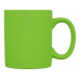 Кружка с покрытием soft-touch «Barrel of a Gum», зеленое яблоко с нанесением логотипа компании