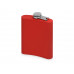 Фляжка 240 мл Remarque soft touch, 201 сталь, красный с нанесением логотипа компании