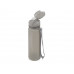 Складная бутылка "Твист" 500мл, серый с нанесением логотипа компании