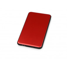 Портативное зарядное устройство «Shell», 5000 mAh, красный с нанесением логотипа компании