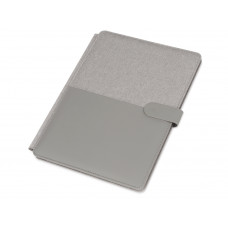 Папка для документов “Kadeo” с блокнотом, светло-серый с нанесением логотипа компании
