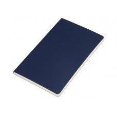 Блокнот А5 "Softy" 13*20,6 см в мягкой обложке, темно-синий с нанесением логотипа компании