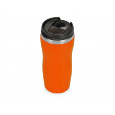 Термокружка "Double wall mug C1", soft touch, 350 мл, оранжевый с нанесением логотипа компании