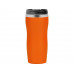 Термокружка "Mony Steel" 350 мл, soft touch, оранжевый с нанесением логотипа компании