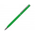 Ручка металлическая шариковая "Атриум" с покрытием софт-тач, зеленый с нанесением логотипа компании