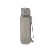 Складная бутылка "Твист" 500мл, серый с нанесением логотипа компании