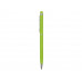 Ручка-стилус шариковая "Jucy Soft" с покрытием soft touch, зеленое яблоко (Р) с нанесением логотипа компании