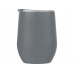 Термокружка "Vacuum mug C1", soft touch, 370мл, серый с нанесением логотипа компании