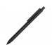 Ручка металлическая soft-touch шариковая «Haptic», черный с нанесением логотипа компании