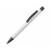 Ручка металлическая soft touch шариковая «Tender», белый/серый с нанесением логотипа компании