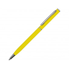 Ручка металлическая шариковая "Атриум" с покрытием софт-тач, желтый