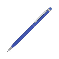 Ручка-стилус шариковая "Jucy Soft" с покрытием soft touch, синий