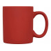 Кружка с покрытием soft-touch «Barrel of a Gum», красный с нанесением логотипа компании