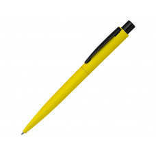 Ручка шариковая металлическая «LUMOS M» soft-touch, желтый/черный
