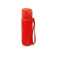 Складная бутылка "Твист" 500мл, красный с нанесением логотипа компании
