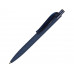 Ручка шариковая QS 01 PRT "софт-тач", синий с нанесением логотипа компании