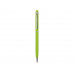 Ручка-стилус шариковая "Jucy Soft" с покрытием soft touch, зеленое яблоко (Р) с нанесением логотипа компании