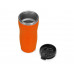 Термокружка "Double wall mug C1", soft touch, 350 мл, оранжевый с нанесением логотипа компании