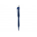 Ручка шариковая QS 20 PRT Z "софт-тач", синий/серебристый с нанесением логотипа компании