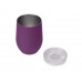 Термокружка Sense Gum soft-touch, 370мл, фиолетовый с нанесением логотипа компании