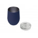 Термокружка "Vacuum mug C1", soft touch, 370мл, темно-синий с нанесением логотипа компании
