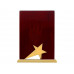 Награда «Galaxy» с золотой звездой, дерево, металл, в подарочной упаковке с нанесением логотипа компании