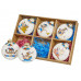 Набор игрушек Медальон Скоморохи в подарочной коробке, 6 шт с нанесением логотипа компании