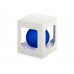 Стеклянный шар синий матовый, заготовка шара 6 см, цвет 62 с нанесением логотипа компании