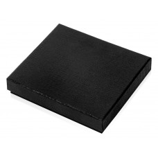 Подарочная коробка 13 х 14,8 х 2,9 см, черный с нанесением логотипа компании