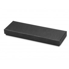 Подарочная коробка для ручек "Эврэ", черный с нанесением логотипа компании