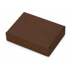 Подарочная коробка, коричневый с нанесением логотипа компании