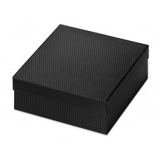 Коробка подарочная «Gem M», черный с нанесением логотипа компании