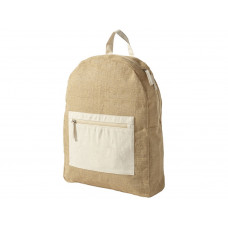 Рюкзак из Джута, натуральный с нанесением логотипа компании