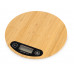 Бамбуковые кухонные весы «Scale», натуральный с нанесением логотипа компании