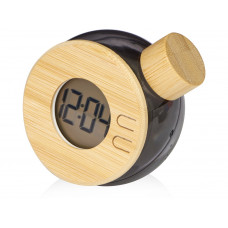 Водяные часы из бамбука "Splash Hour", натуральный с нанесением логотипа компании
