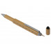 Ручка-стилус из бамбука «Tool» с уровнем и отверткой с нанесением логотипа компании