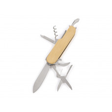 Мультитул-нож «Bambo», бамбук с нанесением логотипа компании